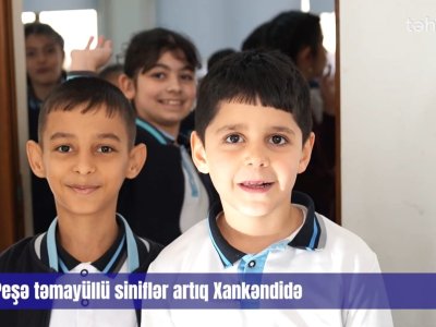 Xankəndi peşə məktəbindən eksklüziv- Reportaj