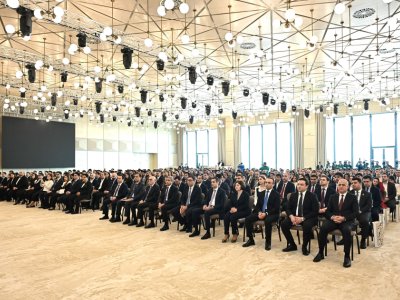 Firudin Qurbanov Azərbaycan Gənclərinin XI Forumunun açılış mərasimində iştirak edib