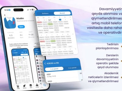 Müəllimlər üçün yeni mobil tətbiq istifadəyə verilib