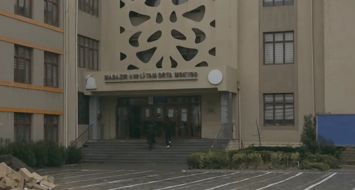 Masazırda məktəbdə təhlükəli vəziyyət