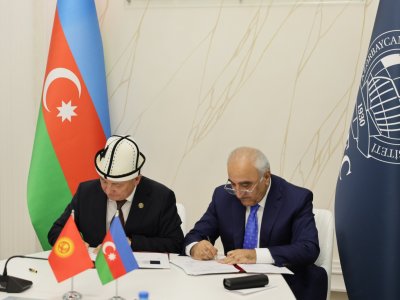 UNEC və Qırğız Milli Universiteti arasında müqavilə imzalanıb