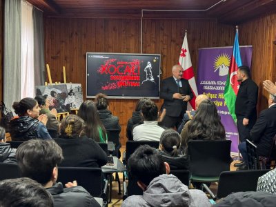 Bolnisidə Xocalı faciəsinin ildönümü -&nbsp;&ldquo;Böyüməyən uşaqlar&rdquo; kitabının təqdimatı