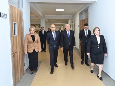 Elm və təhsil naziri Sumqayıtda təhsil müəssisəsində olub