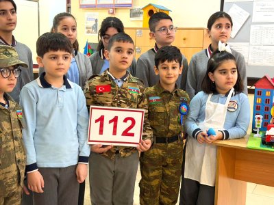 Paytaxt məktəblərində Ümumdünya Mülki Müdafiə Günü