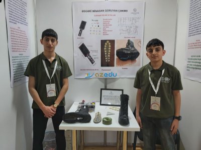 Mina təhlükəsinə qarşı gənc ixtiraçılardan möhtəşəm LAYİHƏ