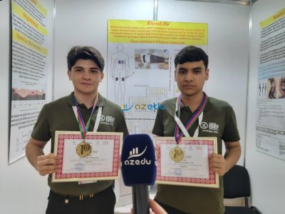 Gənclərin innovativ layihəsi qızıl medala layiq görüldü - AÇIQLAMA