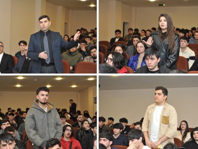 BMU-da AGTL nümayəndələri ilə tələbələrin görüşü təşkil olunub