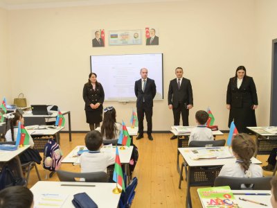Elm və təhsil naziri Şuşada tədris prosesini izləyib