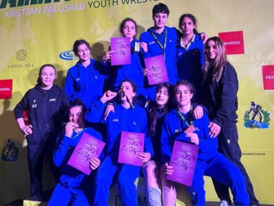 Yeniyetmə güləşçilər&nbsp;Estoniyada 5 medal qazanıblar