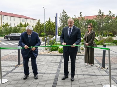 Prezident Milli Aviasiya Akademiyasında Təlim Mərkəzinin açılışında iştirak edib
