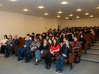 BMU-da tələbələr üçün logistika mövzusunda təlim