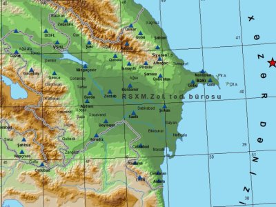 Xəzər dənizində zəlzələ olub