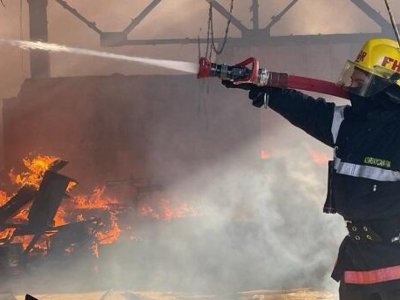 Şəmkirdə məktəbdə yanğın olub