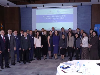 Ali təhsil müəssisələrinin prorektorları üçün I təlim proqramı yekunlaşıb