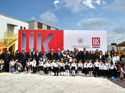 Füzuli şəhərində 1 nömrəli körpələr evi-uşaq bağçasının açılışı olub