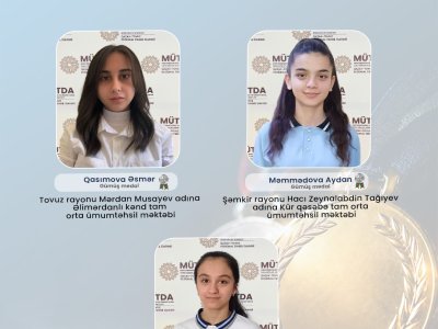 Məktəblilər RFO-dan&nbsp;gümüş və bürünc medal qazanıblar