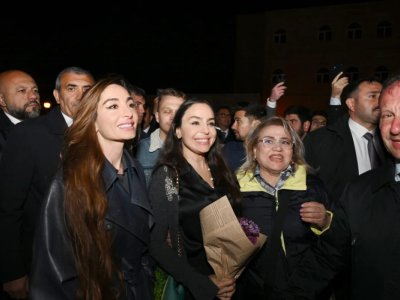 Leyla&nbsp;və Arzu Əliyevalar Beynəlxalq Xalça Festivalında