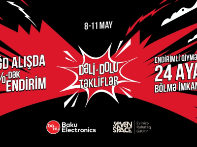 &ldquo;Dəli-Dolu Təkliflər&rdquo; ilə Baku Electronics-də alış-verişin həyəcanlı 4 günü başlayır!