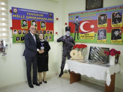 Firudin Qurbanov Tovuzda təhsil ictimaiyyəti, valideyn və şagirdlərlə görüşüb&nbsp;