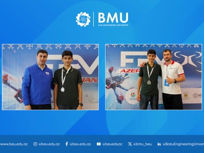 BMU tələbəsi dron yarışında respublika ikincisi oldu