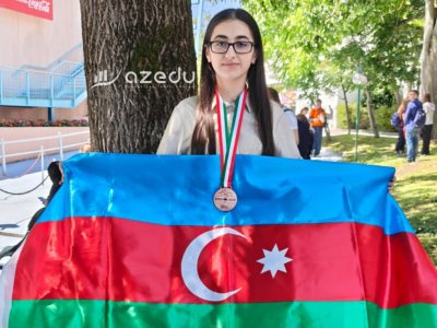 4-cü iştirak, 3-cü medal: azərbaycanlı şagirddən Avropada UĞUR