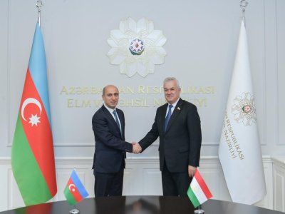 Emin Əmrullayev Tacikistan Respublikasının təhsil və elm naziri ilə görüşüb