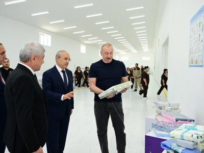 Xocalı şəhərində &ldquo;Qarabağ Tekstil Evi&rdquo; MMC istifadəyə verilib