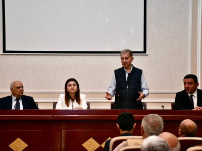 Geologiya İnstitutunda yeni təyinat kollektivə təqdim edilib