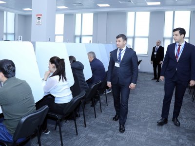 Hakimliyə namizədlər üçün&nbsp;test imtahanı keçirildi