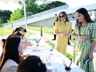 Leyla&nbsp;və Alona Əliyevalar Xeyirxahlıq Festivalında iştirak ediblər