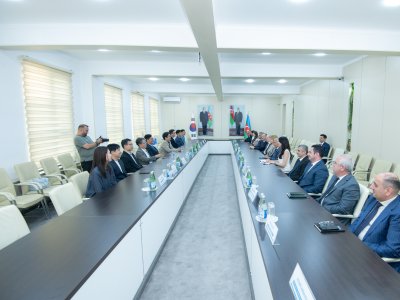 BMU-da İNHA Universitetinin Himayəçilər Şurasının sədri və rəhbər heyəti ilə görüş
