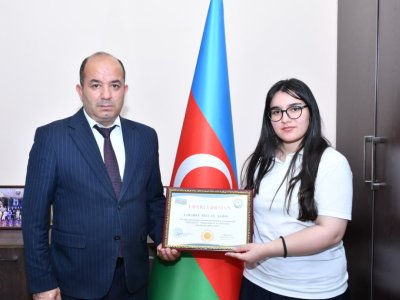 Xırdalan məktəblisi Çin universitetinə qəbul olunub