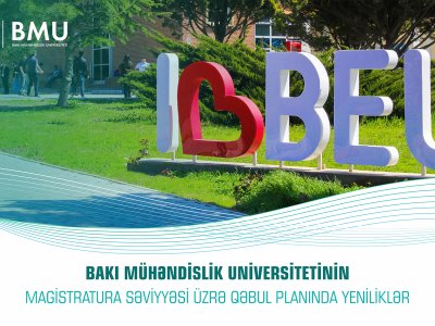 BMU-nun magistratura səviyyəsi üzrə qəbul planında yeniliklər