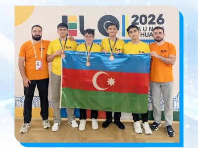 Şagirdlərimiz Yeniyetmələrin Avropa İnformatika Olimpiadasında 3 medal qazanıblar