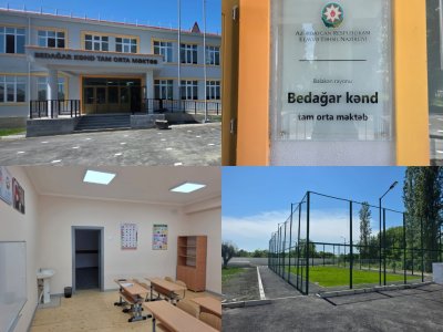 Şəki-Zaqatalada təhsil infrastrukturu yenilənir
