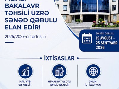 UNEC-in Dərbənd filialına&nbsp;sənəd qəbulu elan edilir