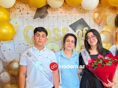 Azərbaycanda ana və iki övladı eyni vaxtda tələbə oldu