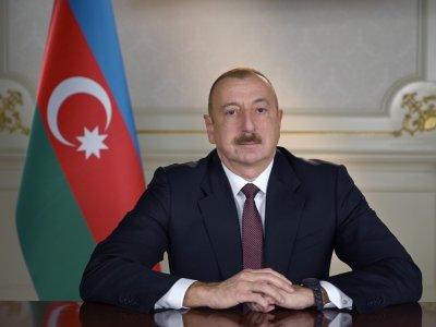 İlham Əliyev Qırğız Respublikasına işgüzar səfərə gəlib
