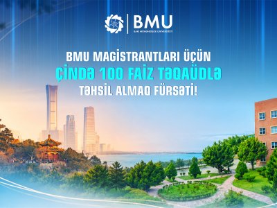 BMU magistrantları üçün Çində 100 faiz təqaüdlə təhsil almaq imkanı