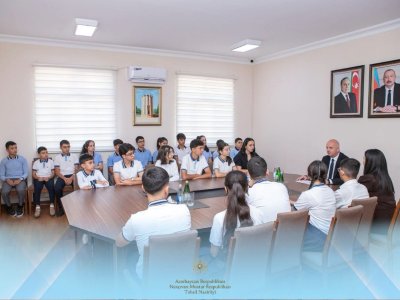Olimpiada qalibləri ilə görüş keçirilib