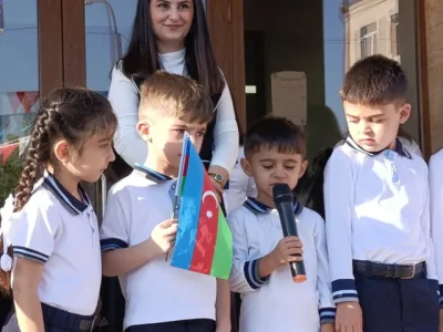 Xankəndi, Xocalı və Ağdərədə 179 şagird birinci sinfə getdi - FOTO