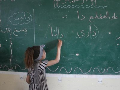 Qəzzada 3 ildən sonra təhsil bərpa olundu -&nbsp;541 min şagird dərslərə başladı