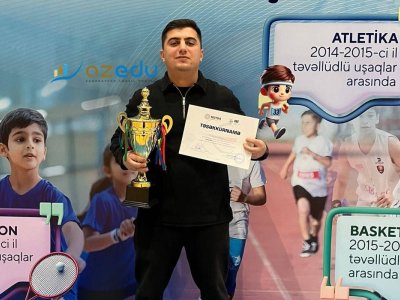 Çempionlar hazırlayan idman müəllimi: "Sertifikasiya nəticəm maksimum olacaq"