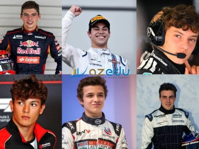 F1-in ən gənc pilotları: 17 yaşından yarışa başlayanlar...