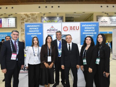 BMU-nun &ldquo;ADEX 2026&rdquo;dakı stendi nüfuzlu qonaqların diqqət mərkəzində olub