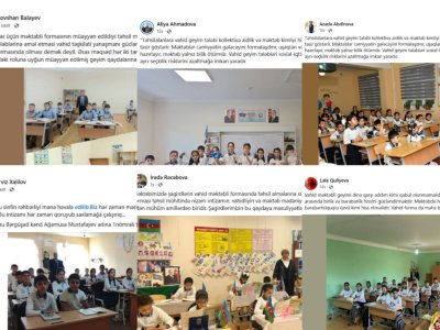 Müəllimlər vahid geyim qaydalarının tərəfdarıdır:&nbsp;&ldquo;Bərabərlik məktəbdən başlayır&rdquo;