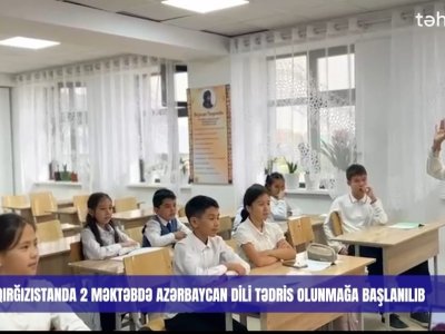 Azərbaycandan ilk müəllim Qırğızıstanda Azərbaycan dilini tədris edir