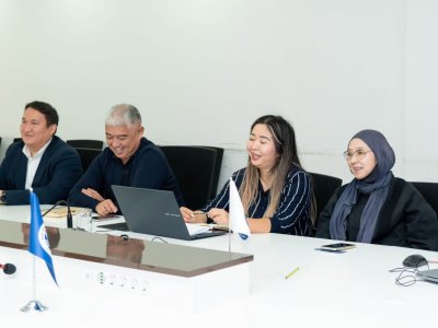 ADNSU nümayəndələri Ala-Too Universitetinin rəhbərliyi ilə görüşüblər