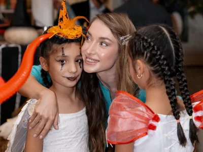 Alyona Əliyeva uşaqlar üçün təşkil olunmuş "Halloween" şənliyindən paylaşım edib - Foto