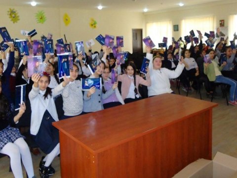 Məktəblilər arasında gigiyena ilə bağlı maarifləndirmə aparılıb